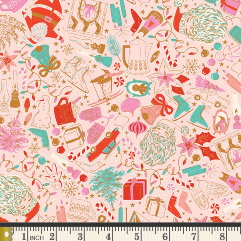 AGF Studio Art Gallery Fabrics Christmas in Color Decked and Dazzled CMC-25403