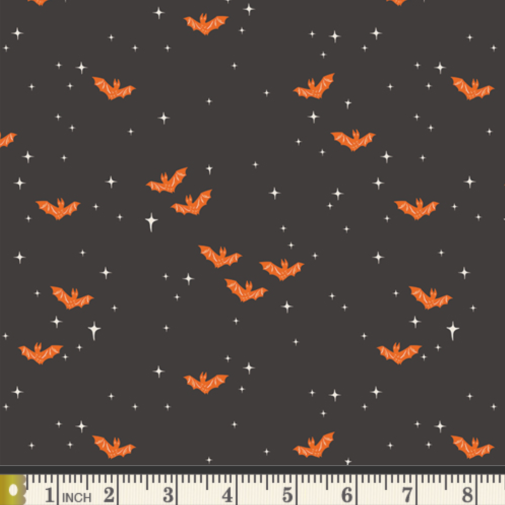 AGF Studio Art Gallery Fabrics Sweet n' Spookier Winging It Midnight SNS-13032