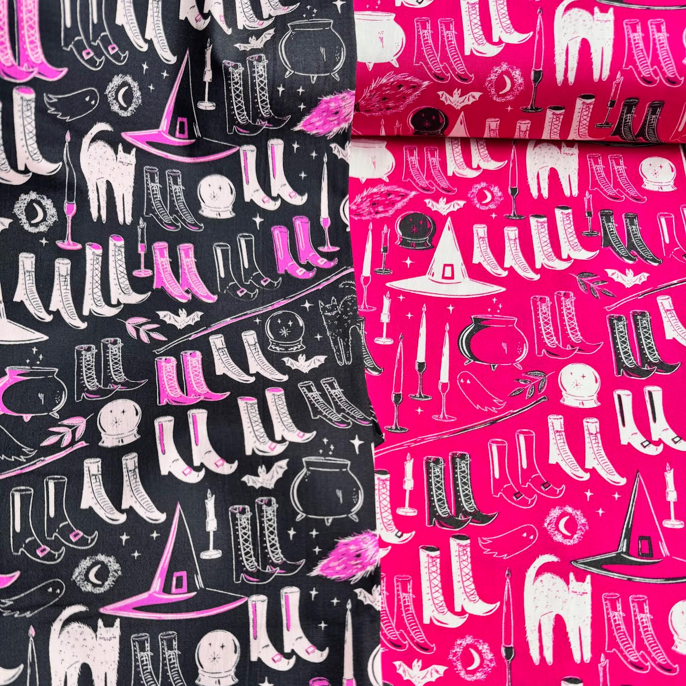 AGF Studio Art Gallery Fabrics Sweet n' Spookier Witch's Wardrobe Berry SNS13037