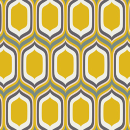 AGF Studio Art Gallery Fabrics Urban Mod Stenciled Retro Gold UR-80015