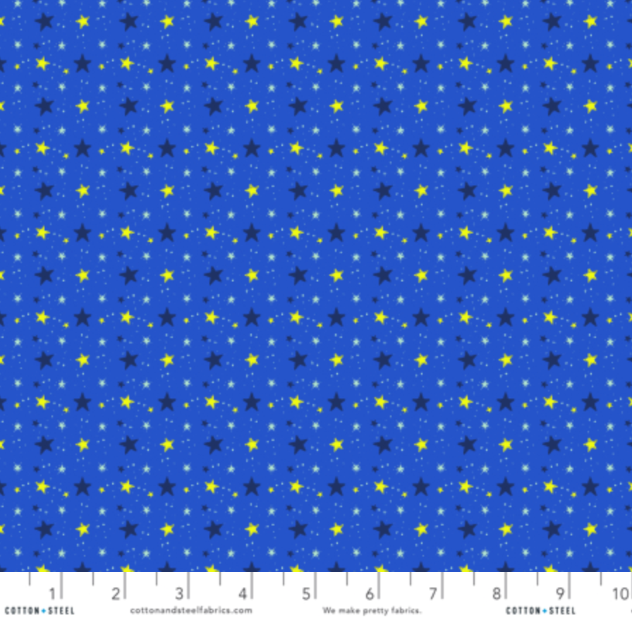 ANS Studio Cotton + Steel RJR Fabrics Monster Shop Stargazing Across the Sky Neon AT103-AT1NP