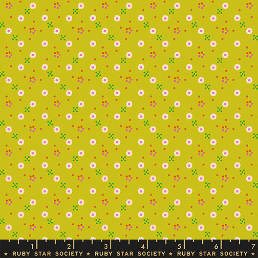 Alexia Abegg Ruby Star Society Moda Fabrics 1 800 Calico Bandana Pistachio RS417013