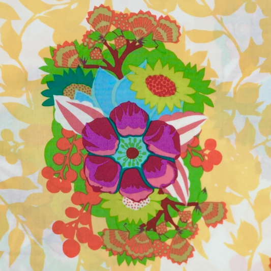 Anna Maria Horner FreeSpirit Westminster Fibers Hand Drawn Garden Centerpiece PWAH060.SUNLIGHT