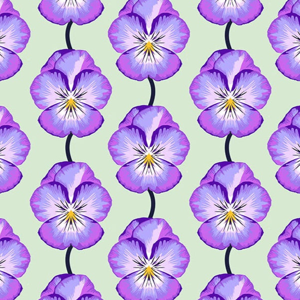 Anna Maria Horner Parry Anna Maria Textiles for Northcott Fabrics Iconic Pansy Lavender AMT124-83C