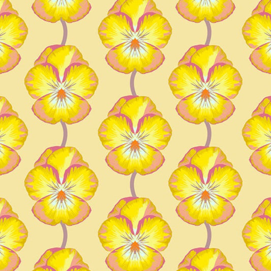 Anna Maria Horner Parry Anna Maria Textiles for Northcott Fabrics Iconic Pansy Muted AMT124-52V