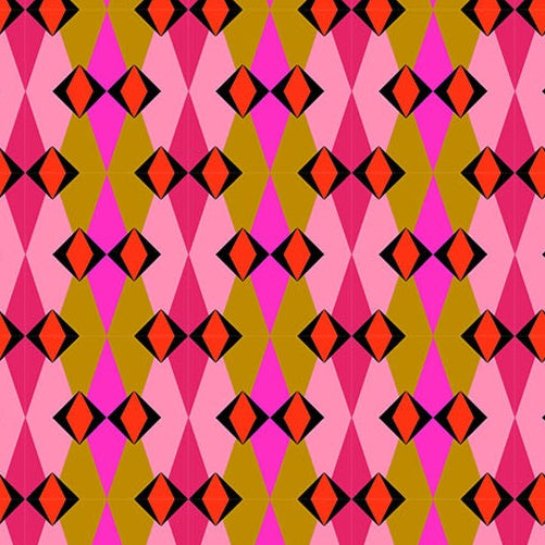 Anna Maria Horner Parry Anna Maria Textiles for Northcott Fabrics Jumpstart Fractal Butterscotch AMT128-23L