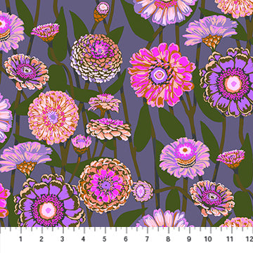 Anna Maria Horner Parry Anna Maria Textiles for Northcott Fabrics Jumpstart Zinnia Show Mauve AMT131-82V