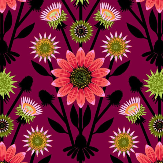 Anna_Maria_Parry_Lifespan Eggplant Iconic_Anna_Maria_Textiles_Northcott_Fabrics_AMT122-99L