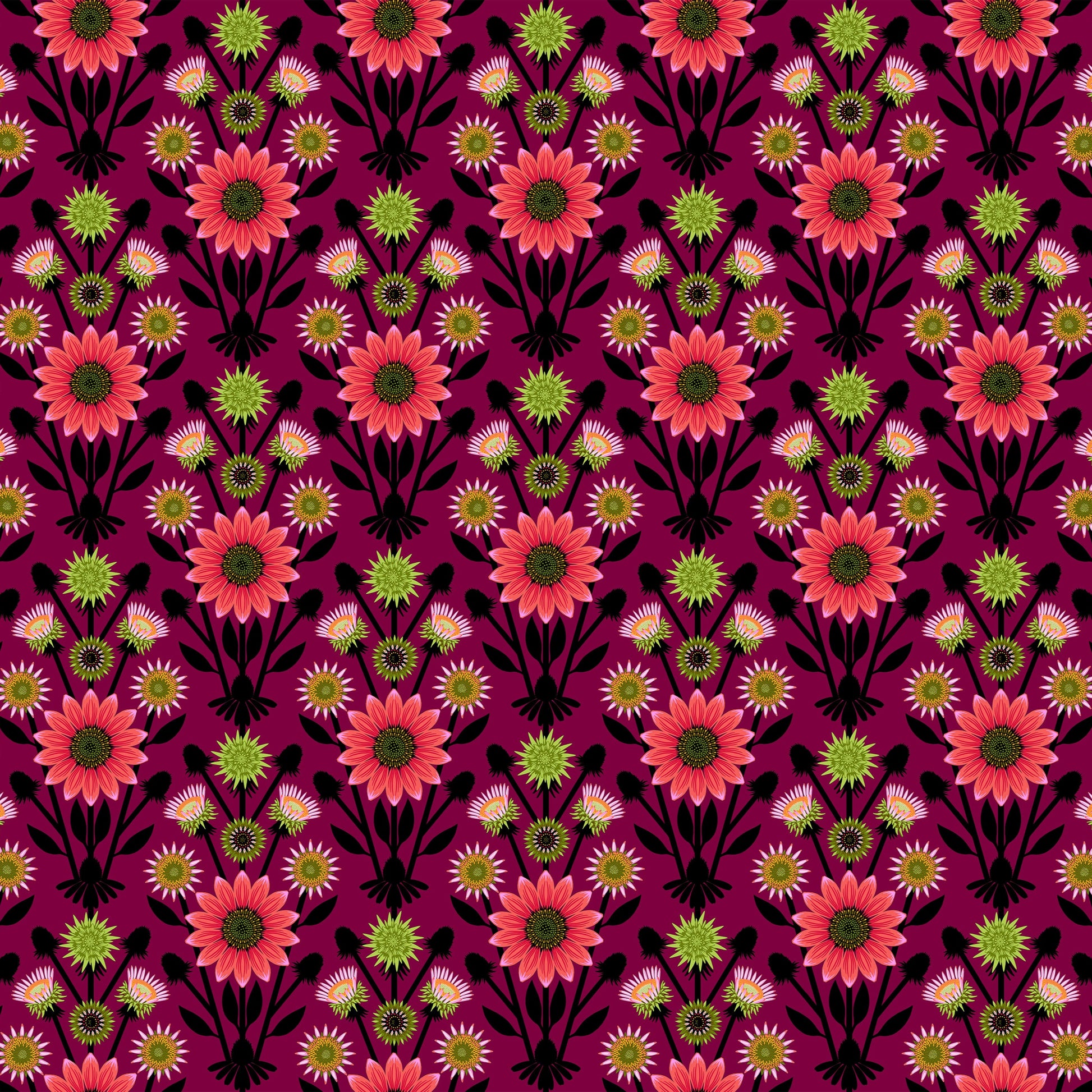 Anna_Maria_Parry_Lifespan Eggplant Iconic_Anna_Maria_Textiles_Northcott_Fabrics_AMT122-99L