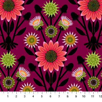 Anna_Maria_Parry_Lifespan Eggplant Iconic_Anna_Maria_Textiles_Northcott_Fabrics_AMT122-99L