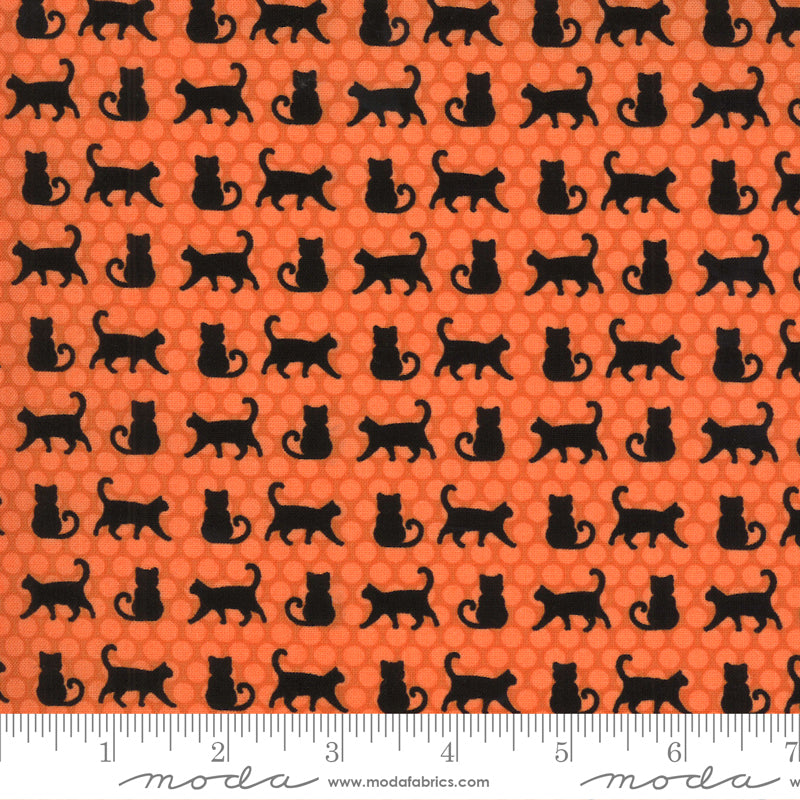 April Rosenthal Moda Fabrics Midnight Magic 2 2410214 Pumpkin