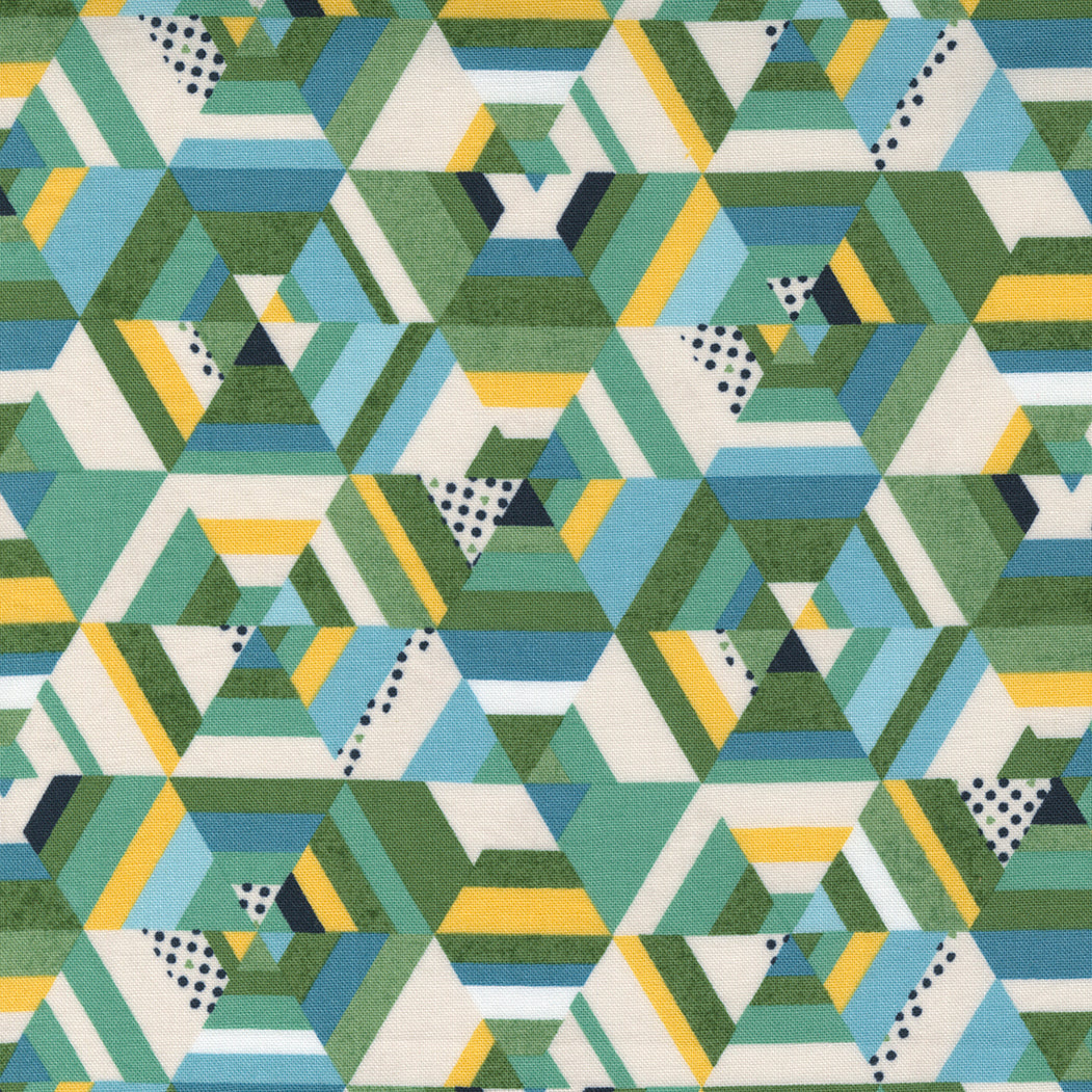 BasicGrey Moda Fabrics Frankie Kaleidoscope Hemlock 3067113