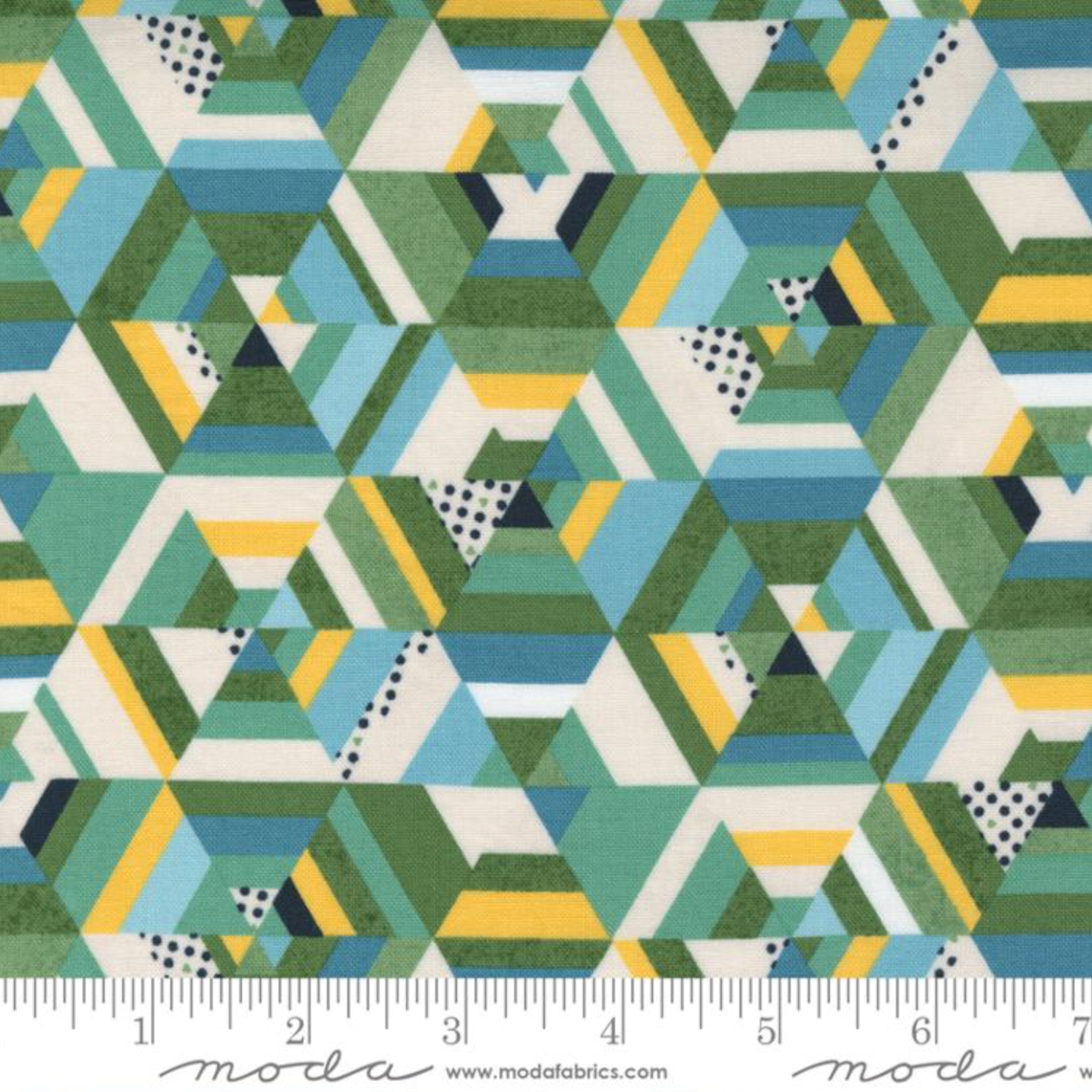BasicGrey Moda Fabrics Frankie Kaleidoscope Hemlock 3067113