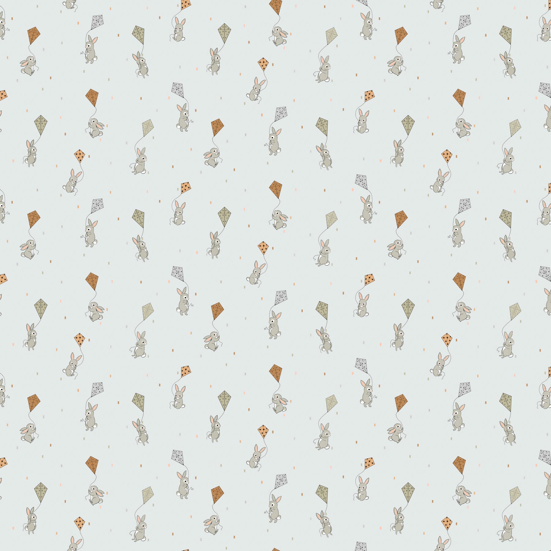 Bernadett Urbanovics FIGO Fabrics Cotton-Tale 90954-90Kites-Gray