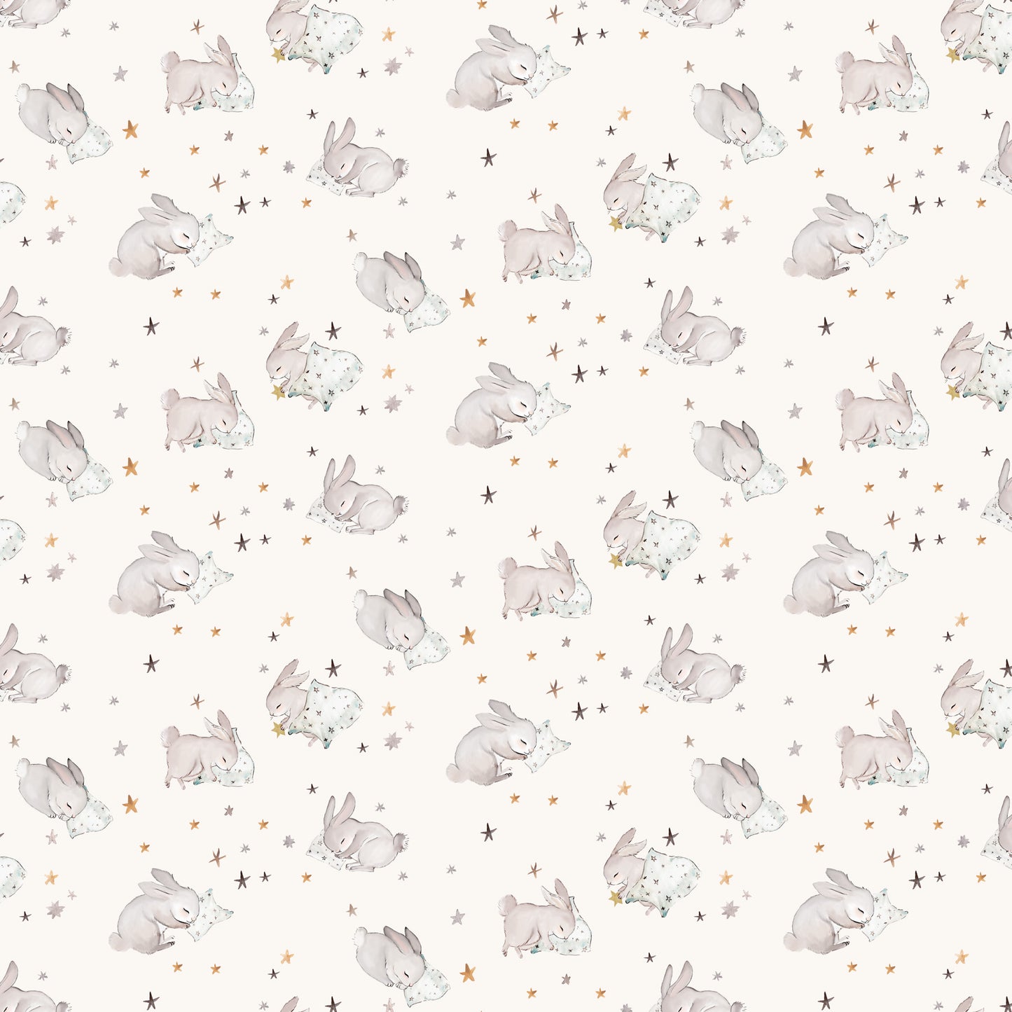 Bernadett Urbanovics FIGO Fabrics Cotton-Tale Nap Time Cream 90948-11