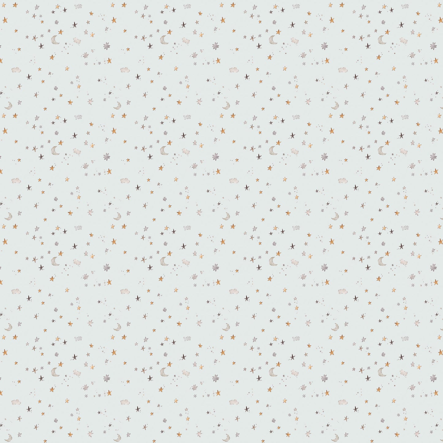 Bernadett Urbanovics FIGO Fabrics Cotton-Tale Stars Gray 90955-90