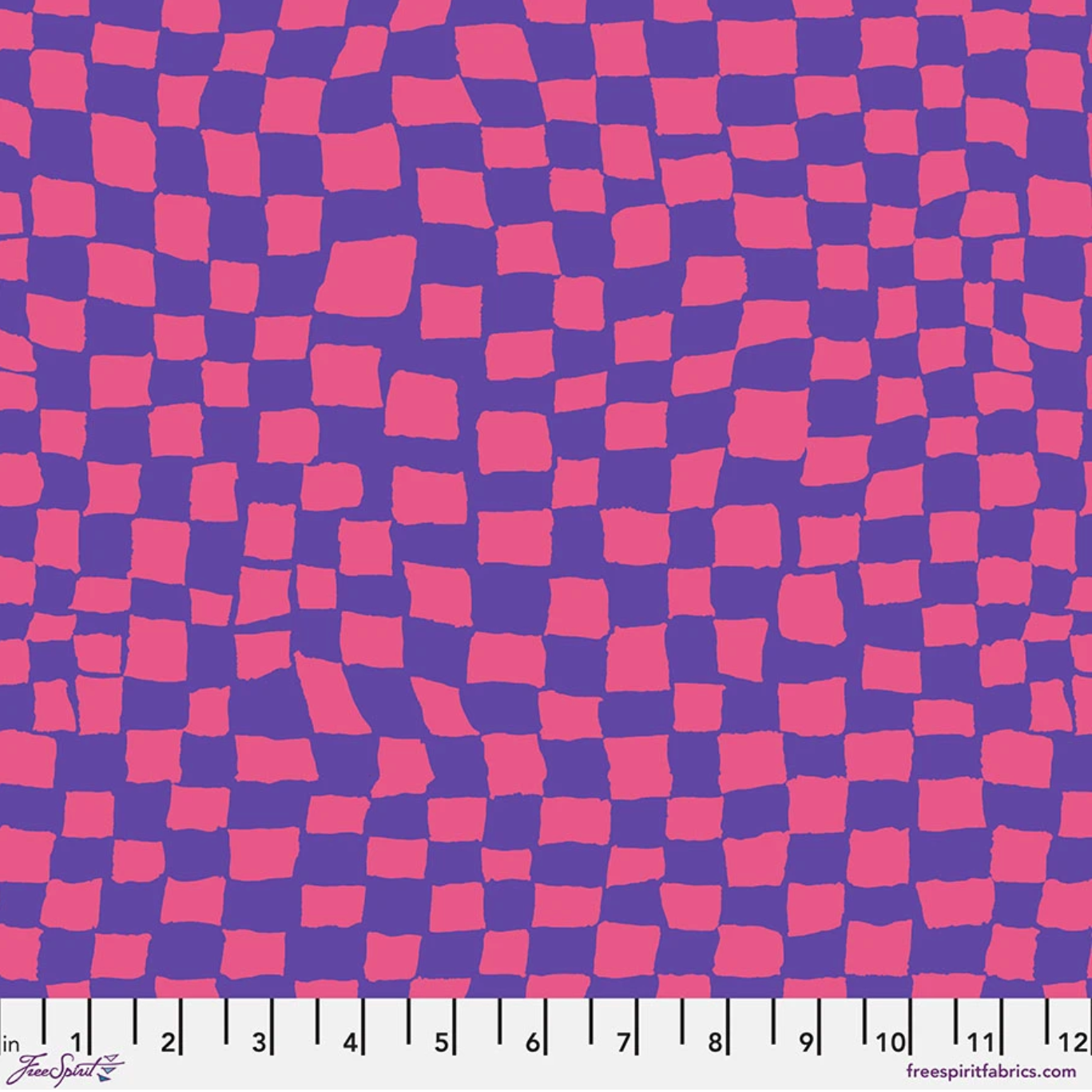 Brandon Mably FreeSpirit Fabrics Kaffe Fassett Collective Gameboard Purple PWBM095.PURPLE