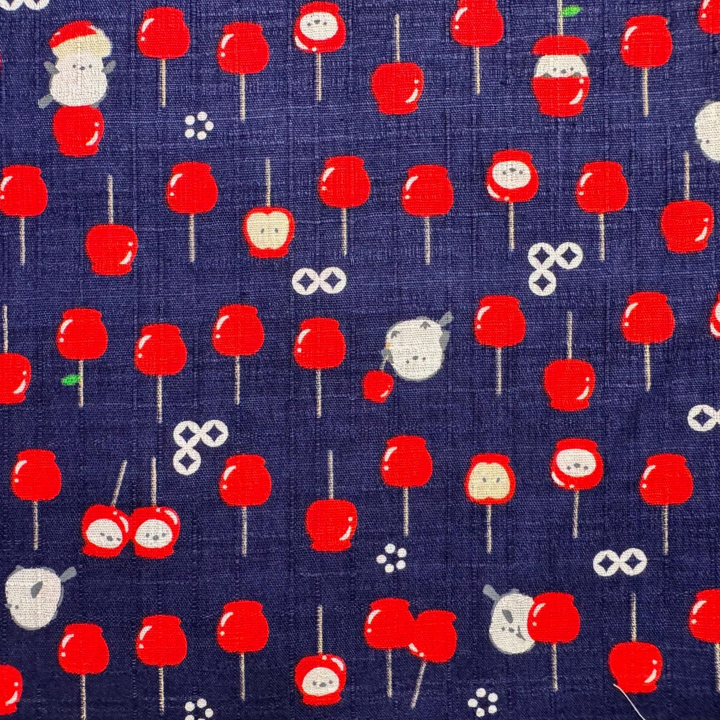 Candy_Apples_Navy_Cosmo_Textile_Co._Japanese_Import