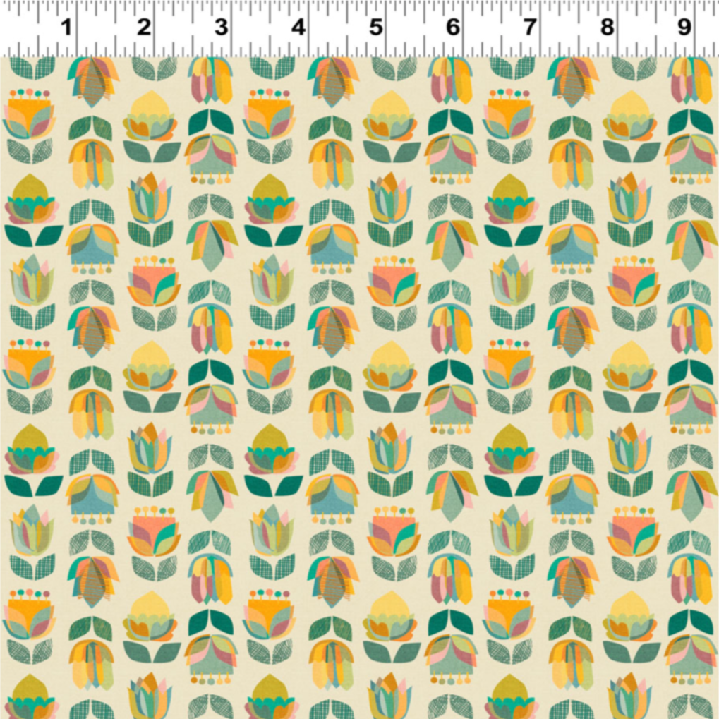 Cecilia Mok Clothworks Mid Century Modern Teal Y4593-104