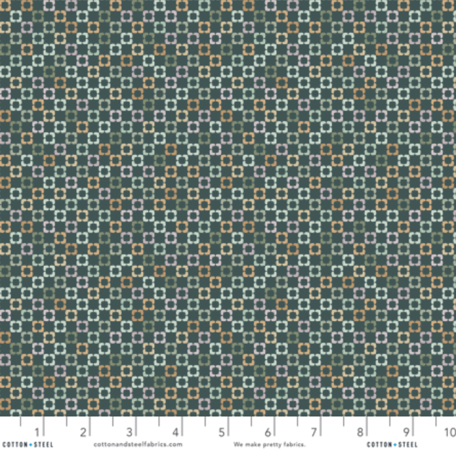 Day 51 Cotton + Steel RJR Fabrics Sweet Treats Madeleine DA101-GU3 Gumdrop