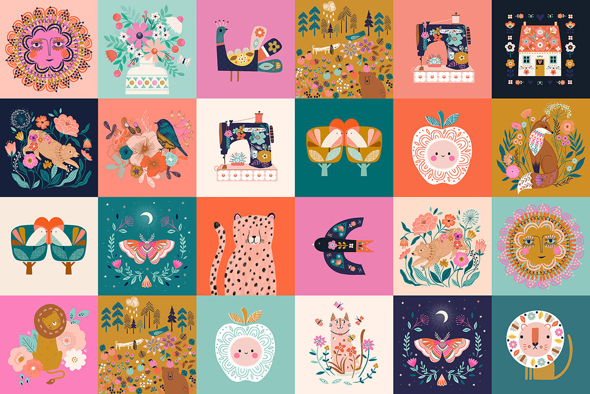 Decade Panel Dashwood Studio Fabrics DEC2500S