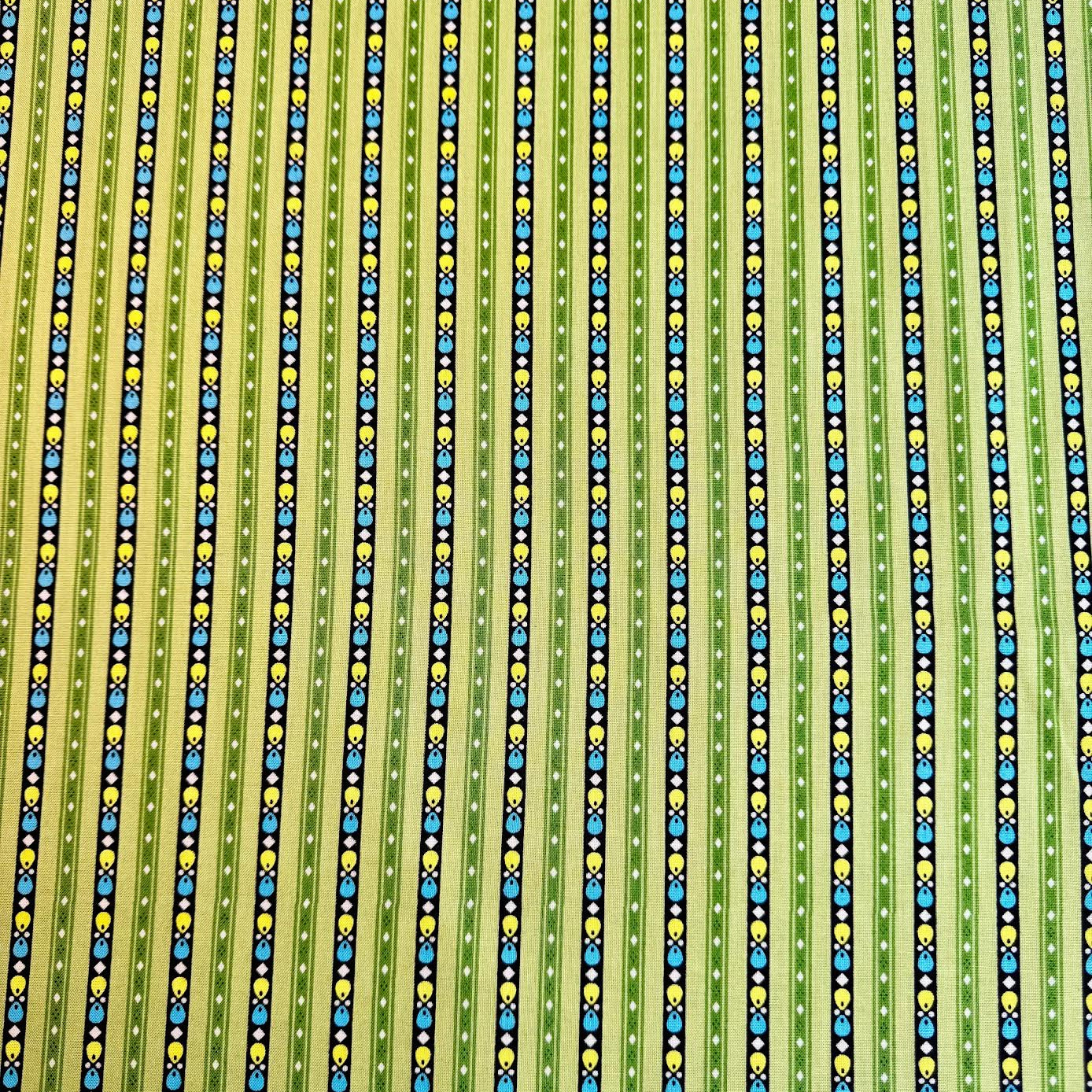 Denyse Schmidt FreeSpirit Westminster Fibers Ansonia Kentucky Stripe Mossy PWDS061