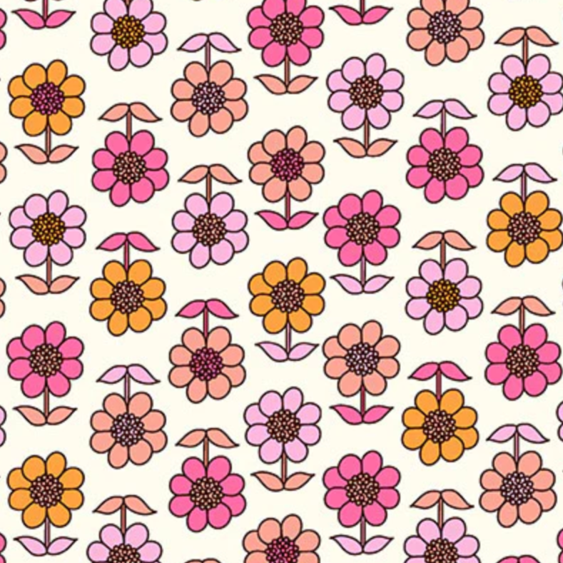 Denyse Schmidt Windham Fabrics Bonny Daisy 53641-2 Pink
