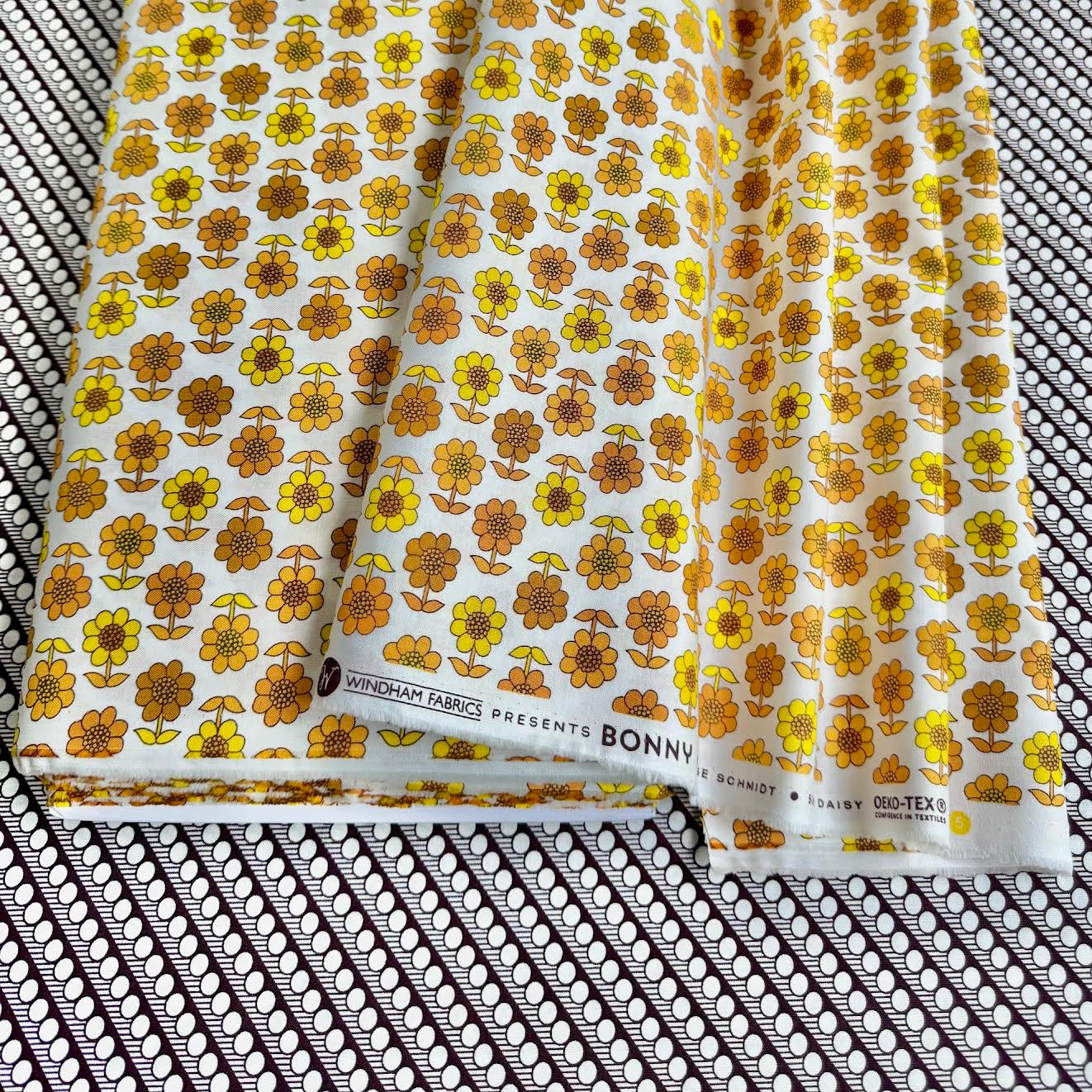 Denyse Schmidt Windham Fabrics Bonny Daisy 53641-3 Yellow