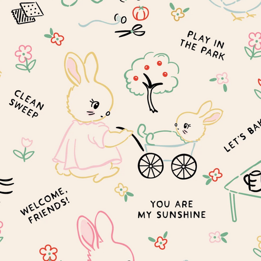 Elea Lutz Poppie Cotton Home Sweet Home Chore Time VR24460 Multi