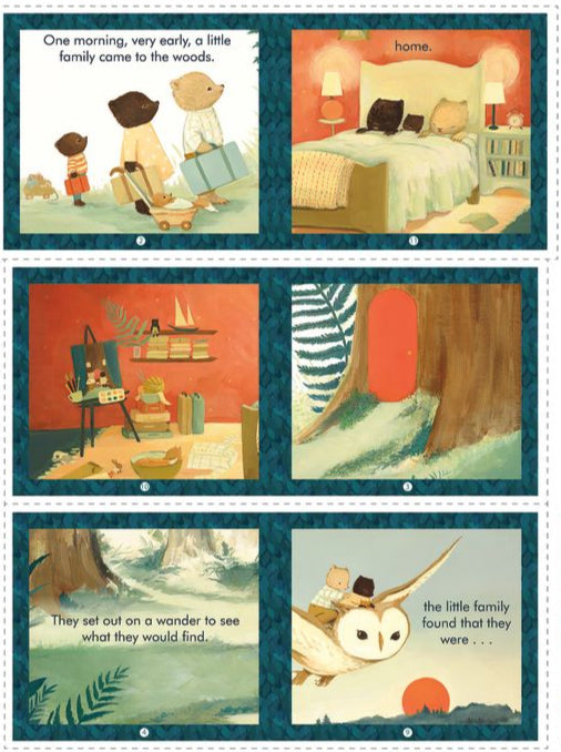 Emily Winfield Martin Riley Blake Designs The Littlest Family's Big Day Soft Book Panel PD-11498-SOFTBOOK