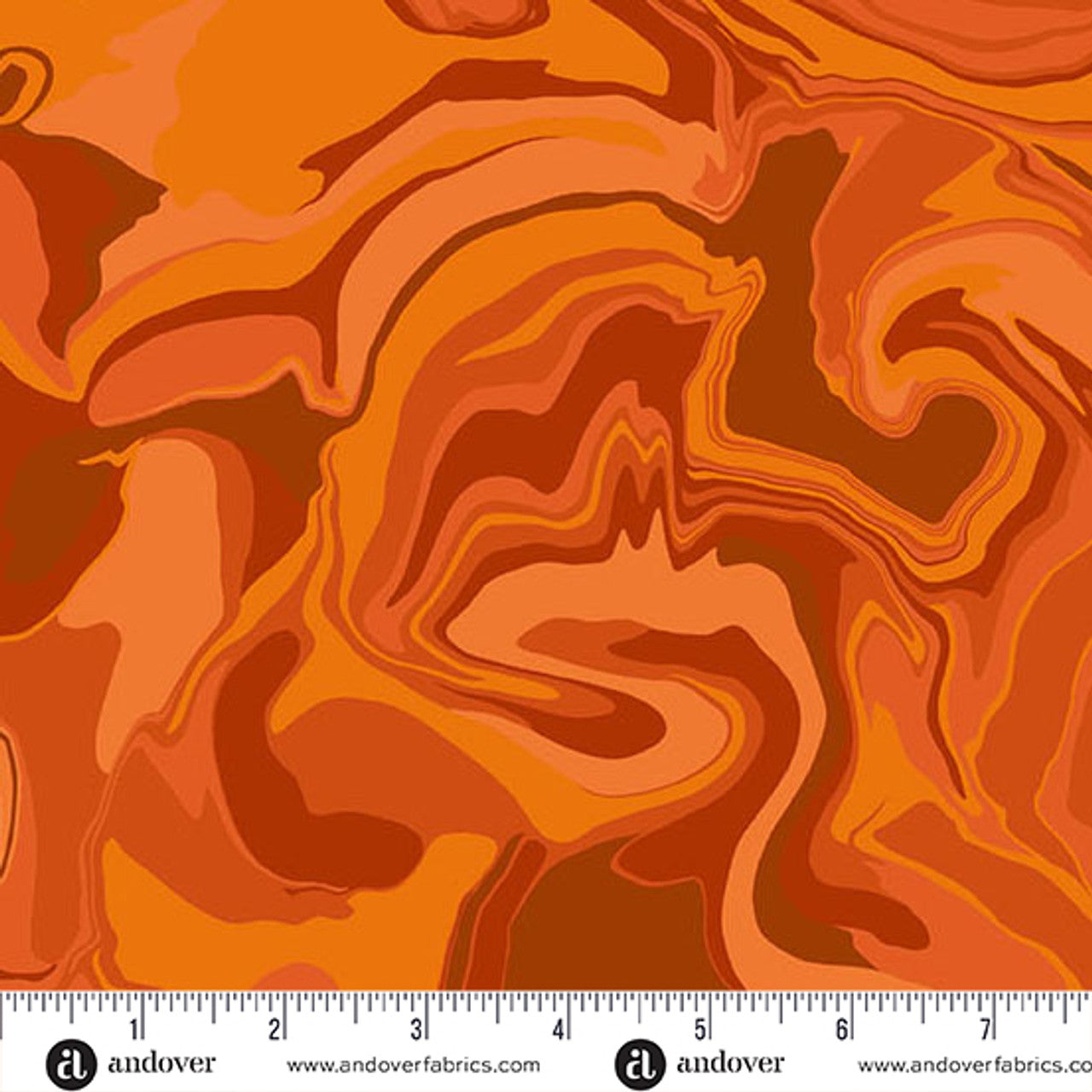 Eye Candy Quilts Andover Fabrics Nebula A-1506-O Carrot