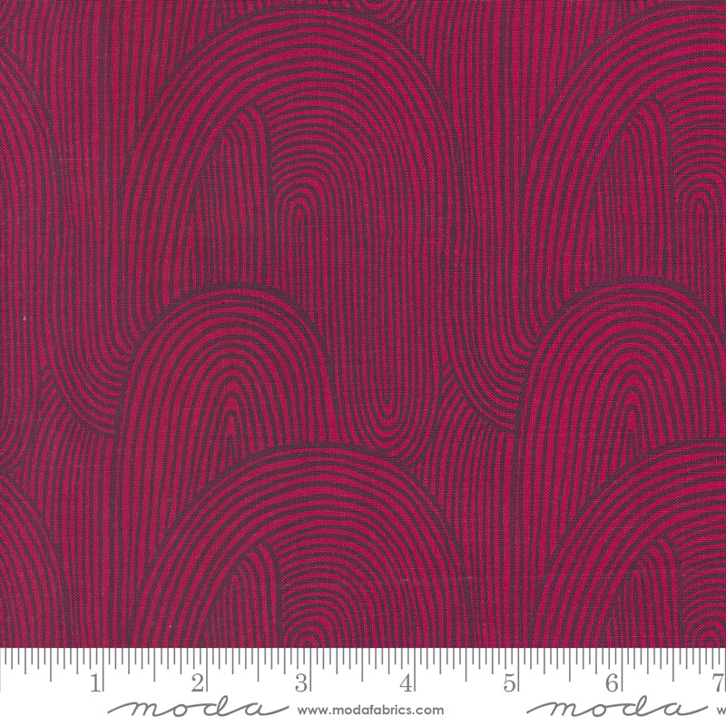 Fancy That Design House Moda Fabrics Things Above Wavy Whirl 45614 19 Pomegranate