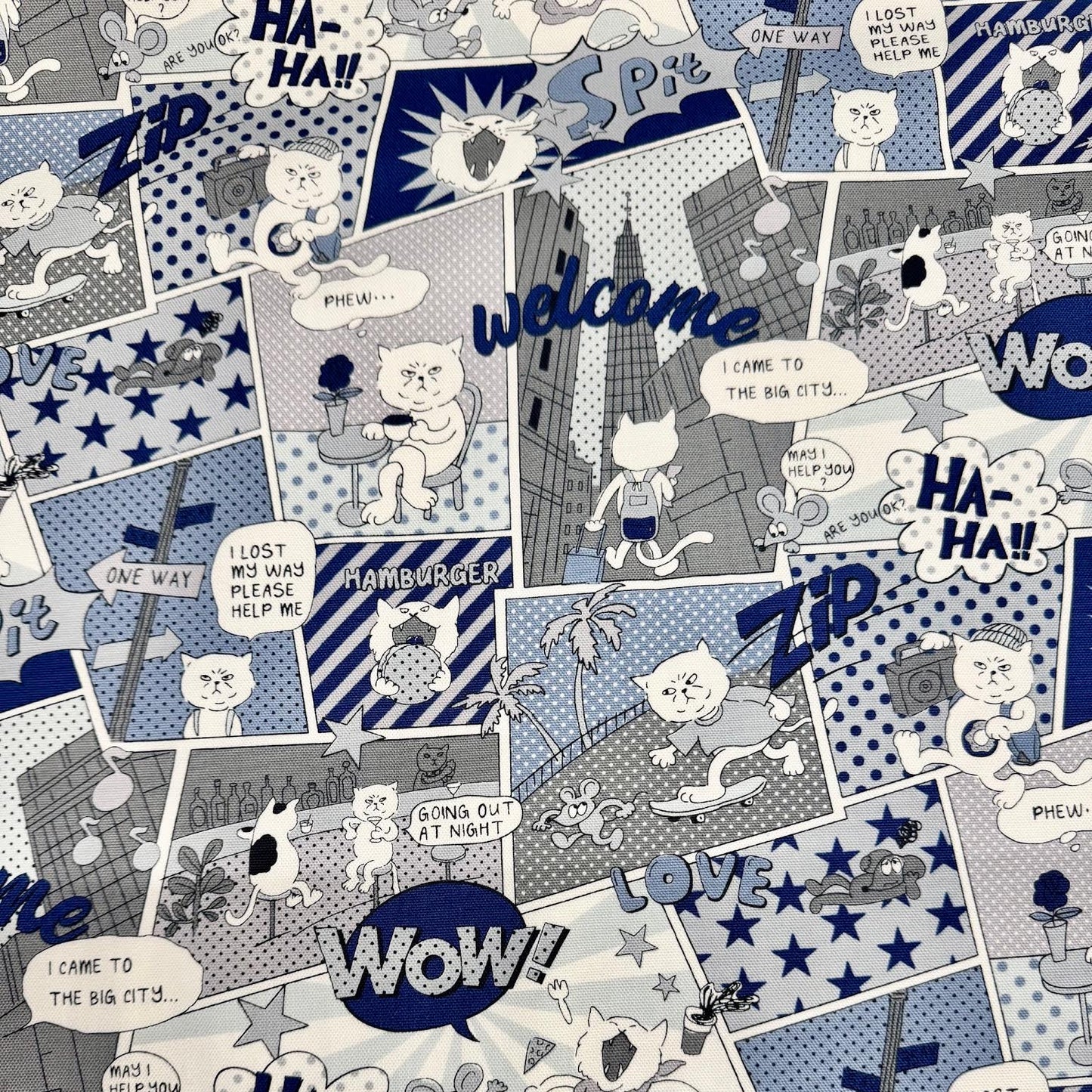 Grumpy Cat Comics Japanese Import IBK99400-1B Blue