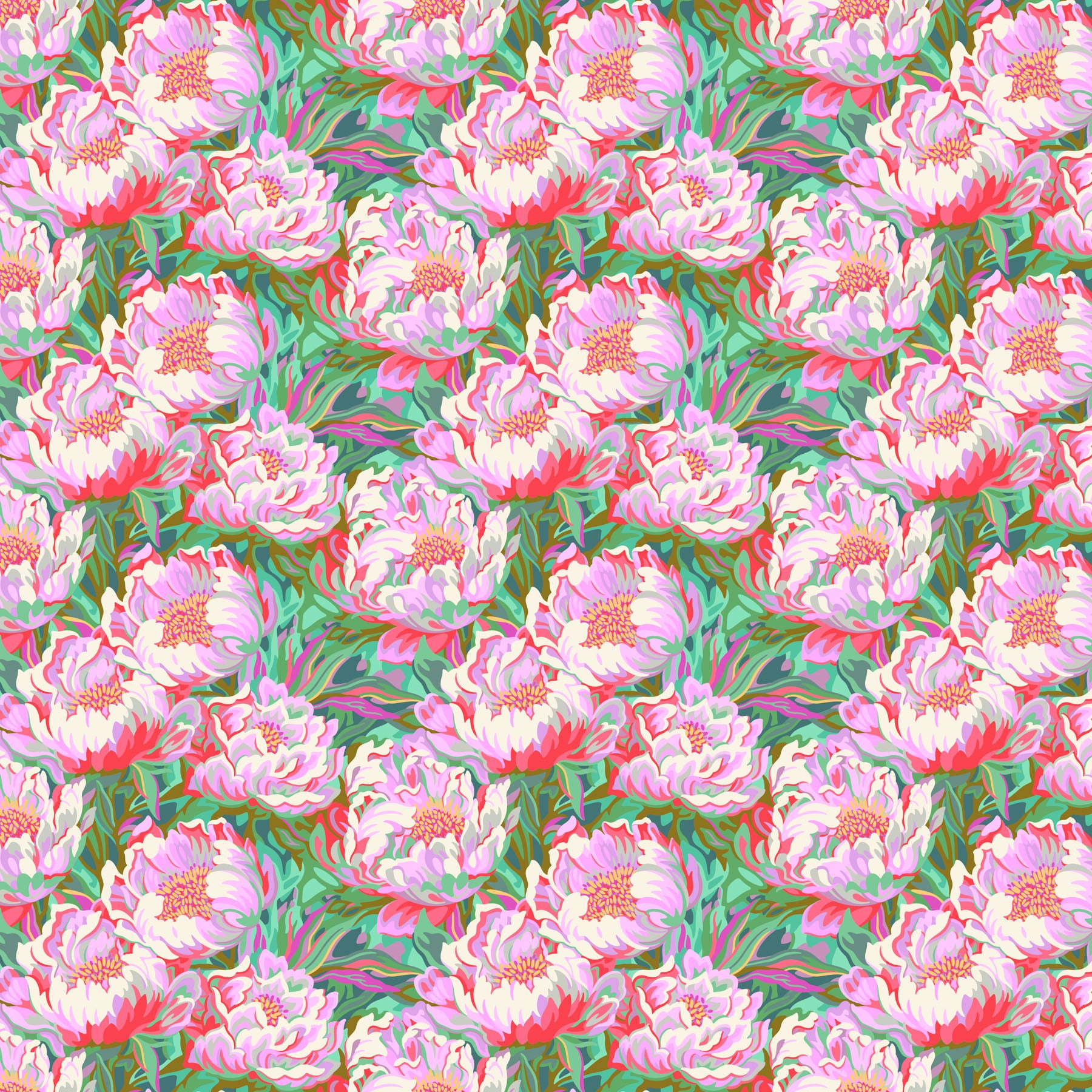 Heather Bailey FIGO Fabrics Full Bloom 91085-20Joy-Lavender