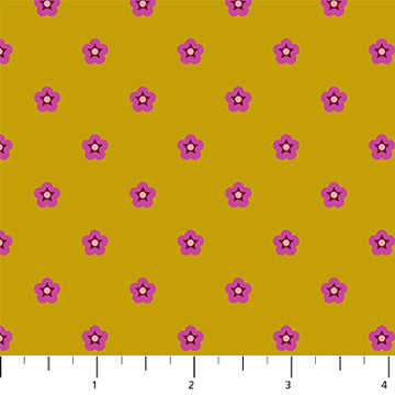 Heather Bailey FIGO Fabrics Wild Abandon 90898-52Whimsy-Gold