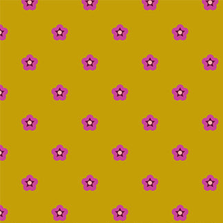 Heather Bailey FIGO Fabrics Wild Abandon 90898-52Whimsy-Gold