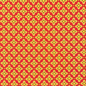 Heather Bailey FreeSpirit Westminster Fibers Bijoux Tiled Primrose Cinnamon HB10