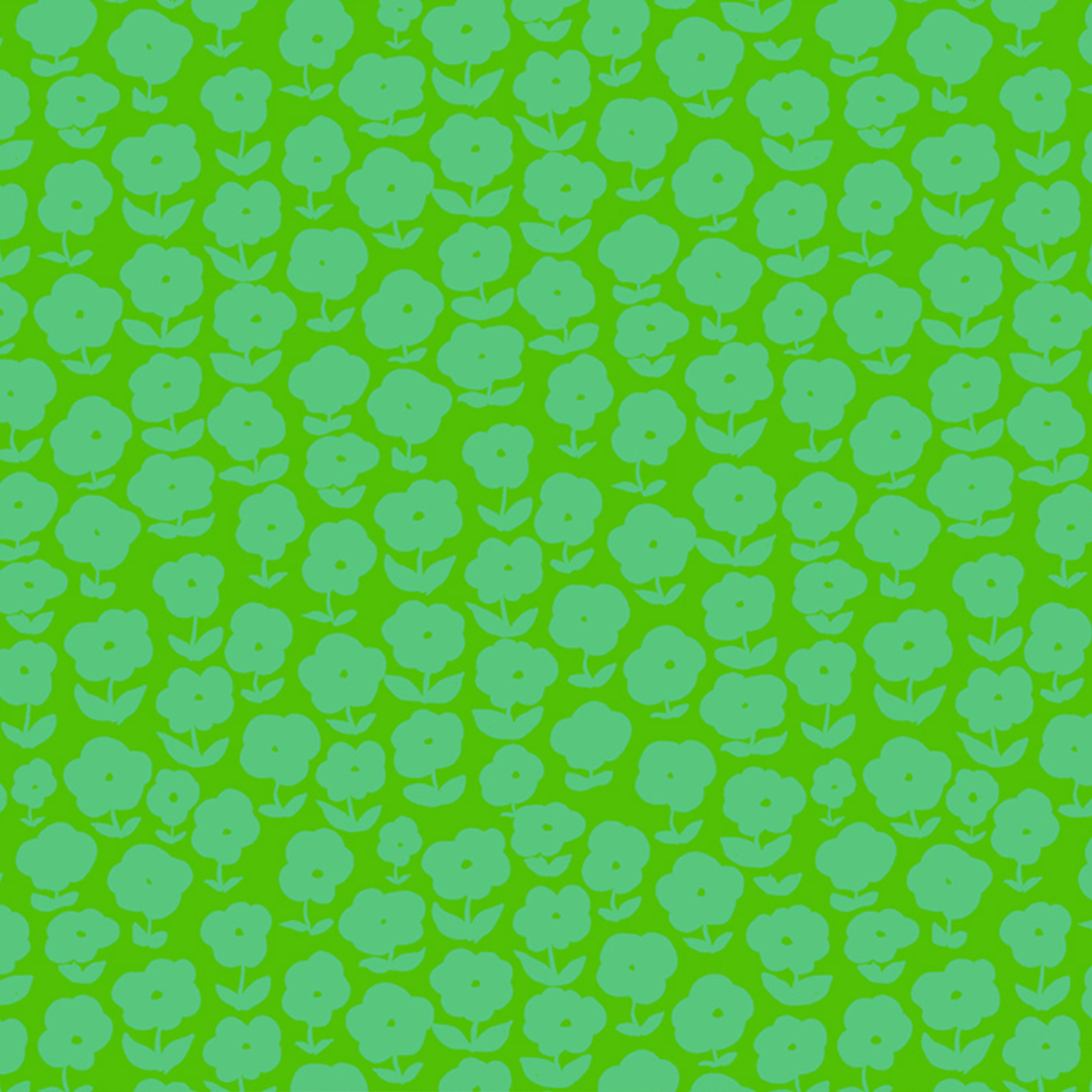 Heather Ross Ruby and Bee Blenders Puffy Daisy Pasture Windham