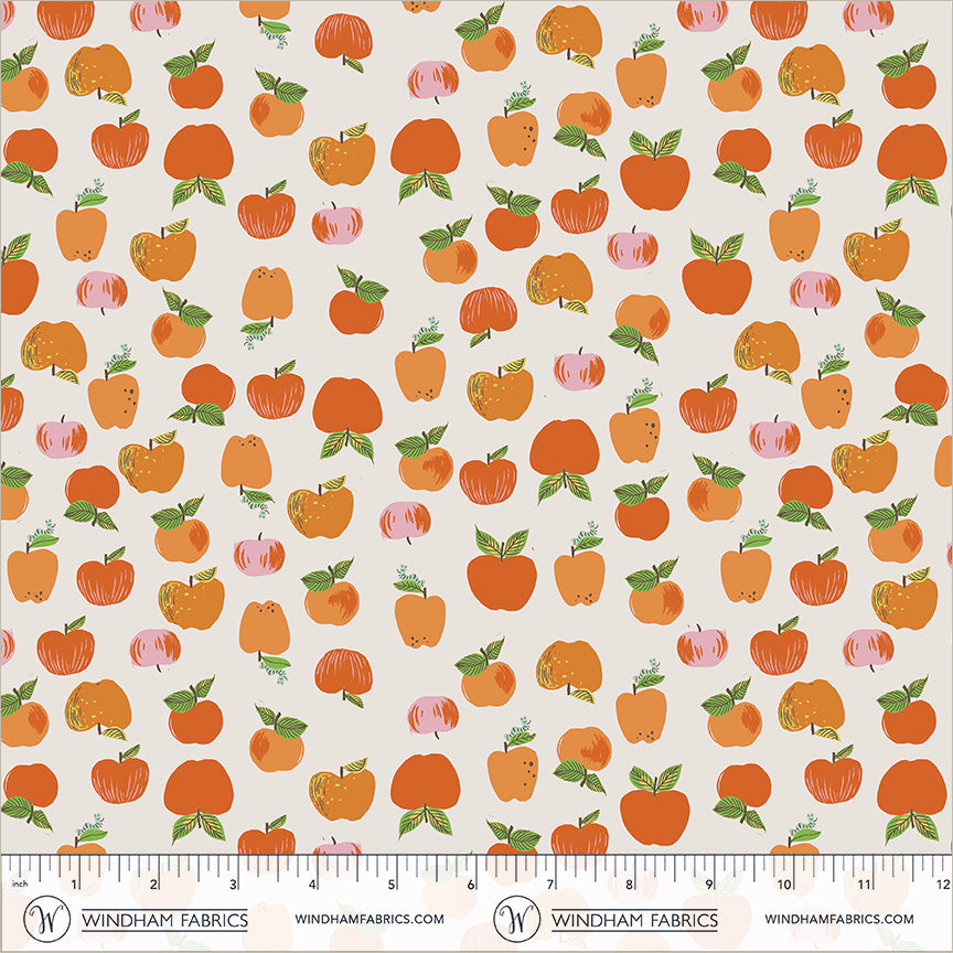 Heather Ross Windham Fabrics Heather Ross Favorites Apples 43483D-2Red