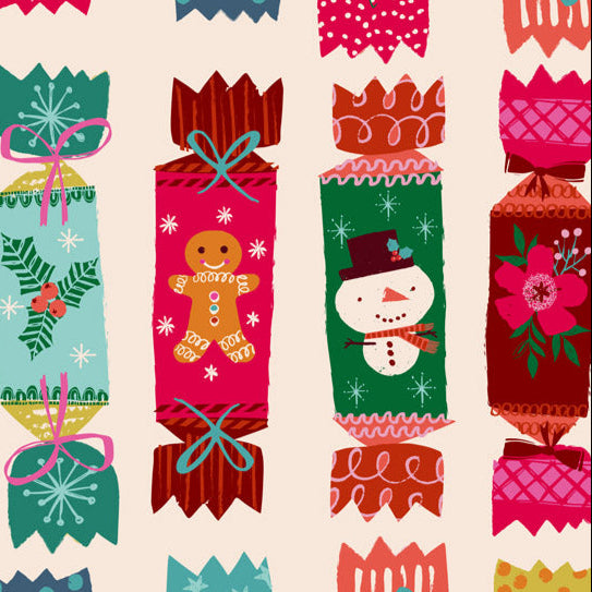 Helen Black Dashwood Studio Fabric Candy Cane Christmas CANDY2503
