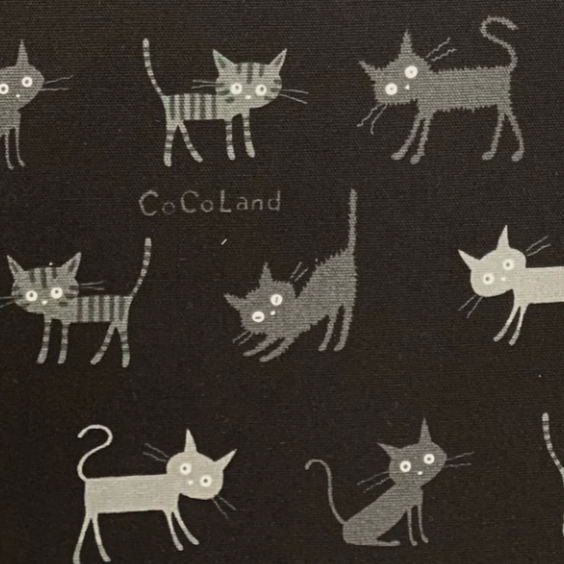 Hishiei CO-10002-2E CoCoLand Medium Cats Black