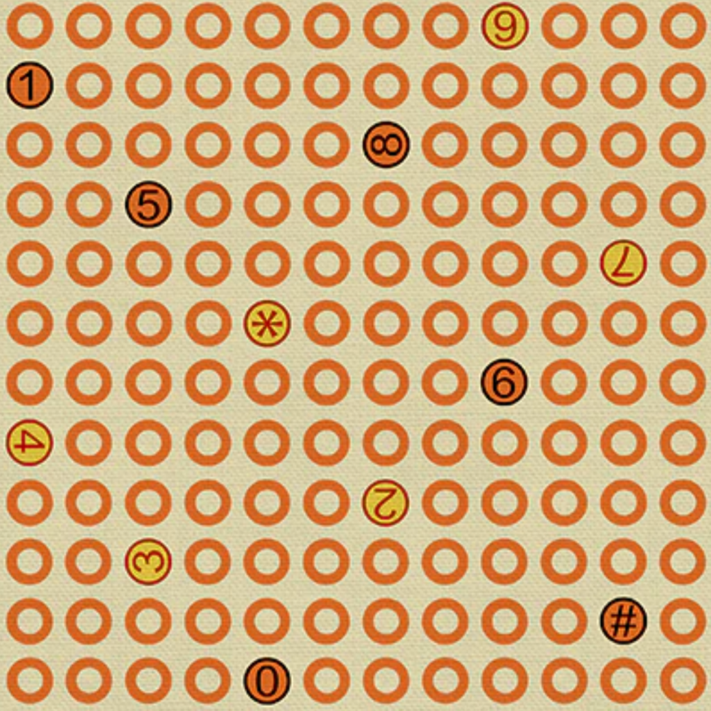 Hoodie Crescent Paintbrush Studio Fabrics Ring Ring Dots Yellow 12000044