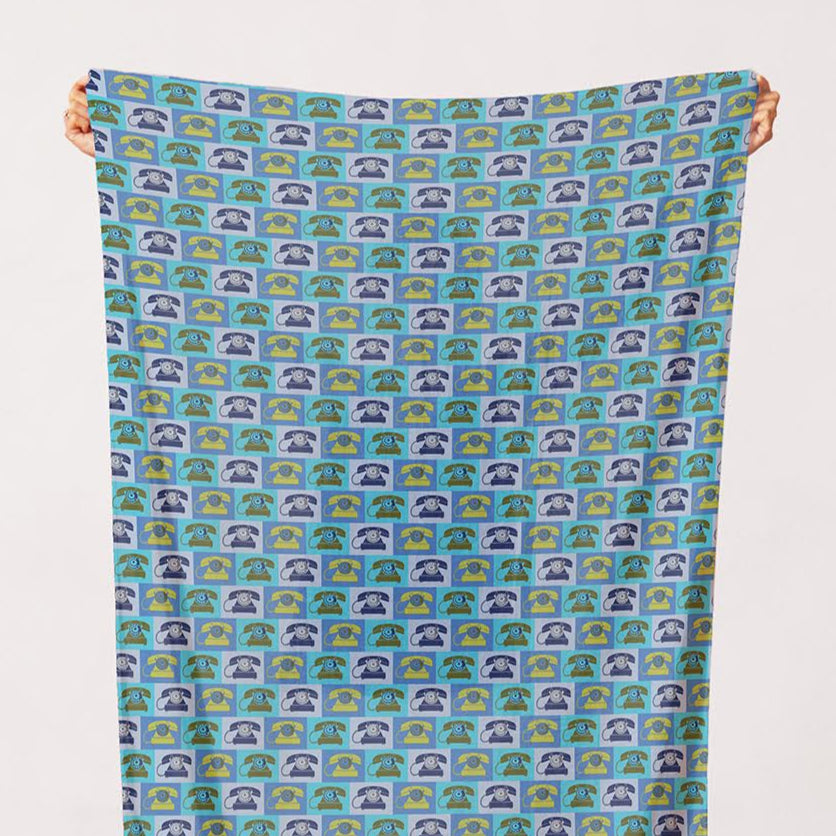 Hoodie_Crescent_Paintbrush_Studio_Fabrics_Ring_Ring_Vintage_Telephones_Blue 1200002