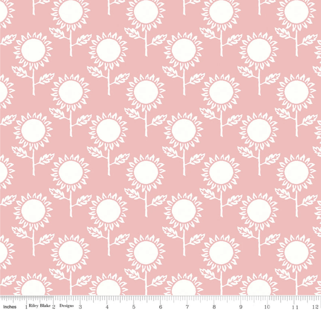 J. Wecker Frisch Riley Blake Art Journal Sunflower Pink C13041