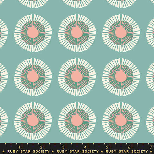 Jen Hewett Ruby Star Society Moda Fabrics Reimagined Landscapes Seaside Daisy RS6050 12 Water