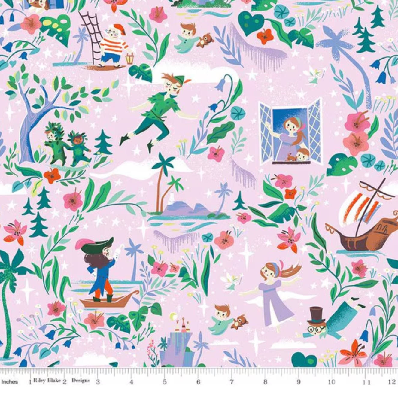Jill Howarth Riley Blake Forever Neverland Main C15900-Princess Pink
