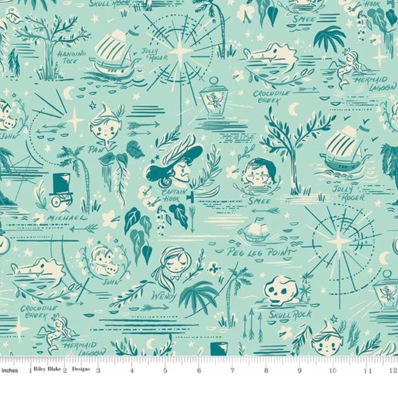 Jill_Howarth_Riley_Blake_Forever_Neverland_Neverland_Map_C15902-Songbird