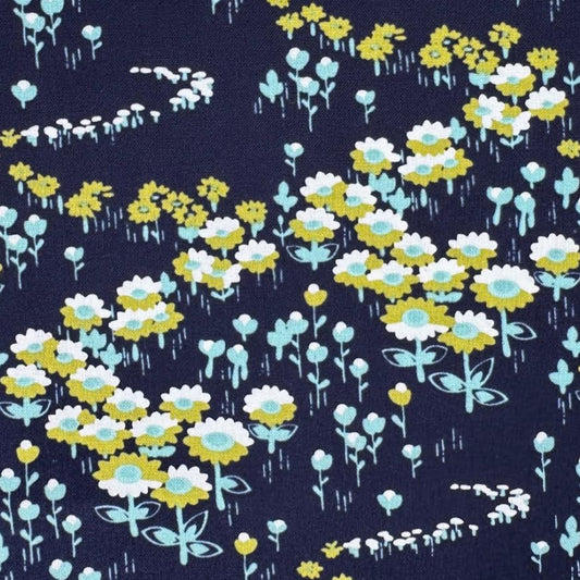 Joel Dewberry FreeSpirit Westminster Fibers Modern Meadow Flower Fields Navy