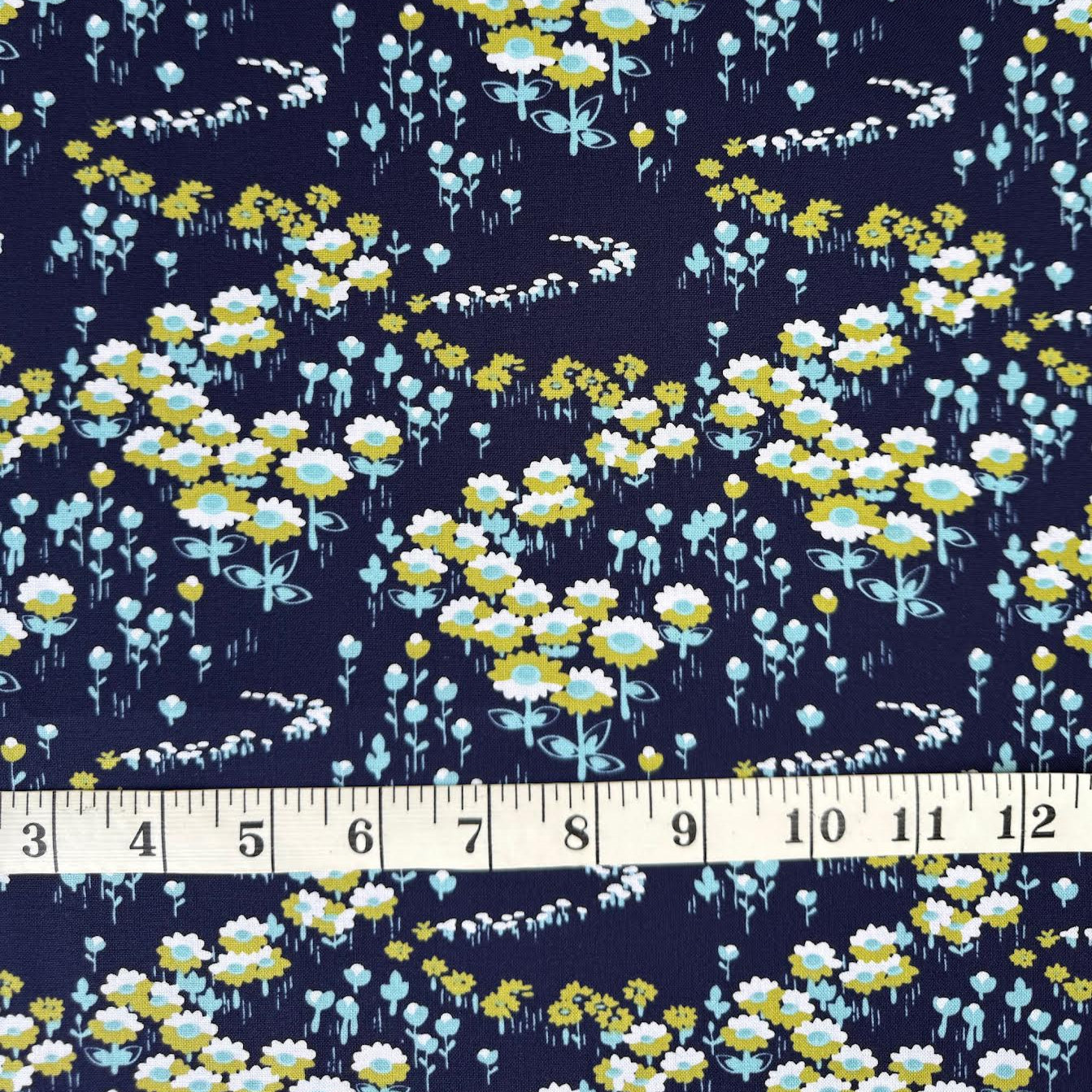 Joel Dewberry FreeSpirit Westminster Fibers Modern Meadow Flower Fields Navy