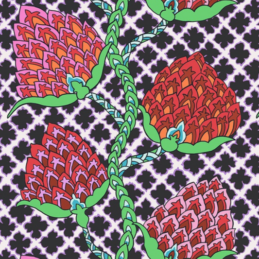 Kaffe Fassett Paisley Flower FreeSpirit PWGP200.Contrast